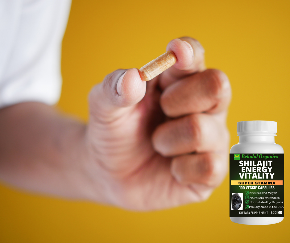 Behalal Organics - Vente Supplément oral/vitamine - Complément de Shilajit 500 mg, 100 gélules rapides7