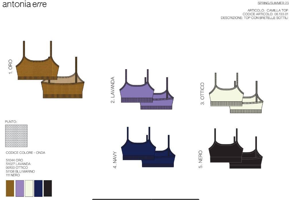 TENNÉ - Wholesale Knit Top - Women's - Knitted crop top - Camilla Top4