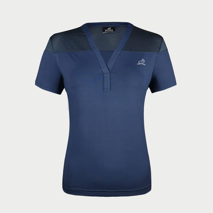 Emma golf polo - blå for engroshandel hos WHAT BUNKERS