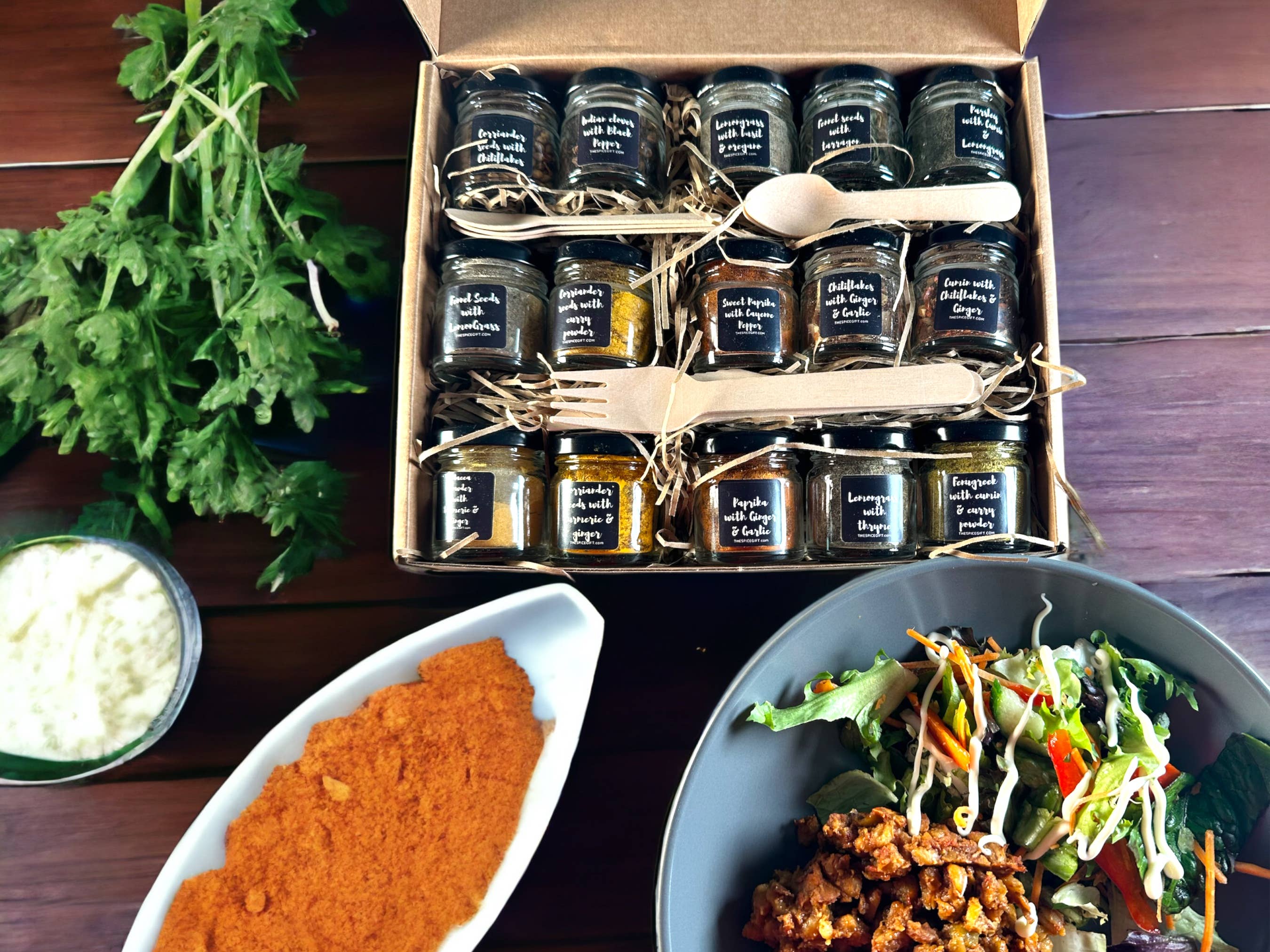 Thespicegift – wholesale Dried spice mix – All in the Aroma Spice Set|15 set Spice Box| Food Gift2