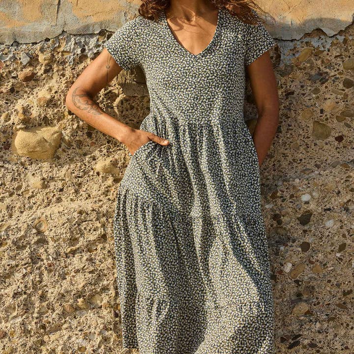 Robe Midi à Volants Marley S26 pour la vente par Toad&Co