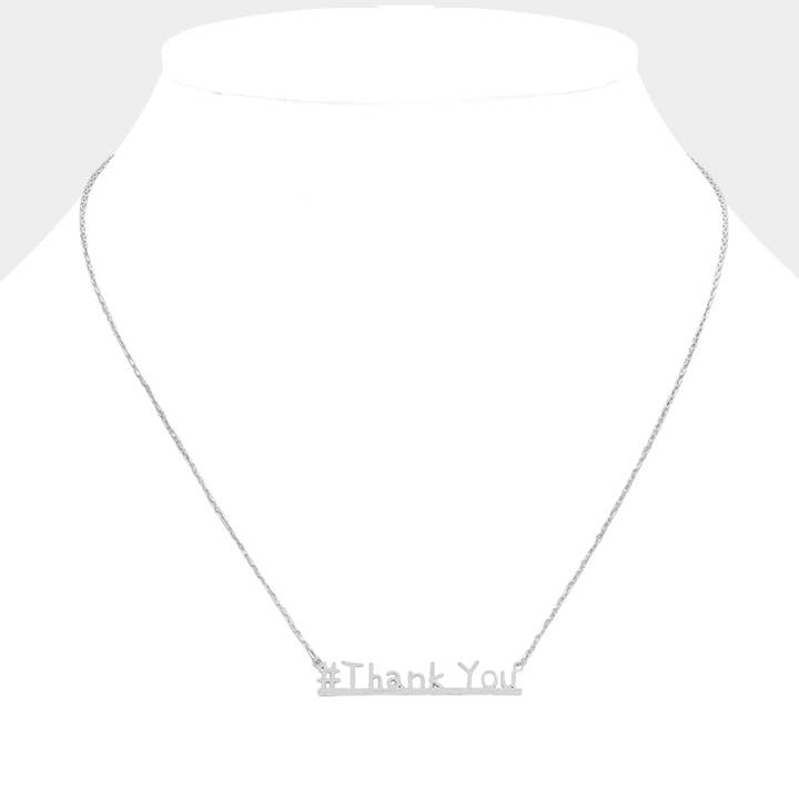 Sensibling Corp. - Wholesale Halskettinghanger - #Bedankt Bericht Hanger Ketting1