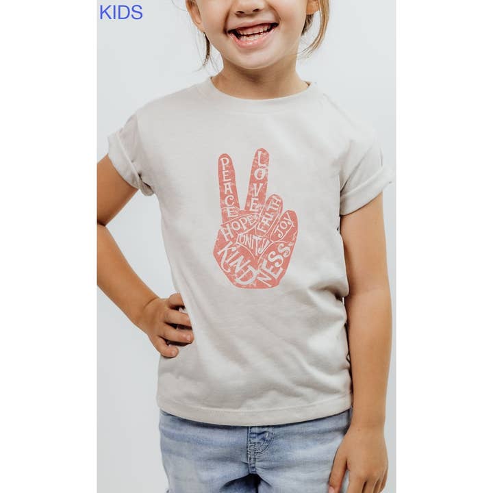 Retro fred kärlek och vänlighet barn grafisk Tee för wholesale av Kids By Kissed Apparel