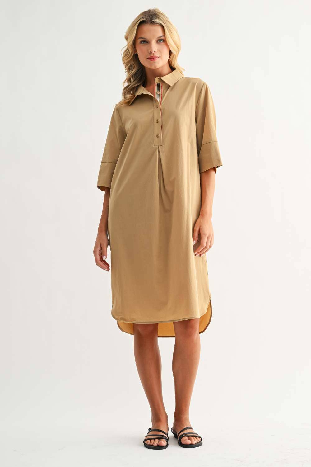 Joh Apparel - Wholesale Dress - Women's - Wendi Woven Tunic Dress45