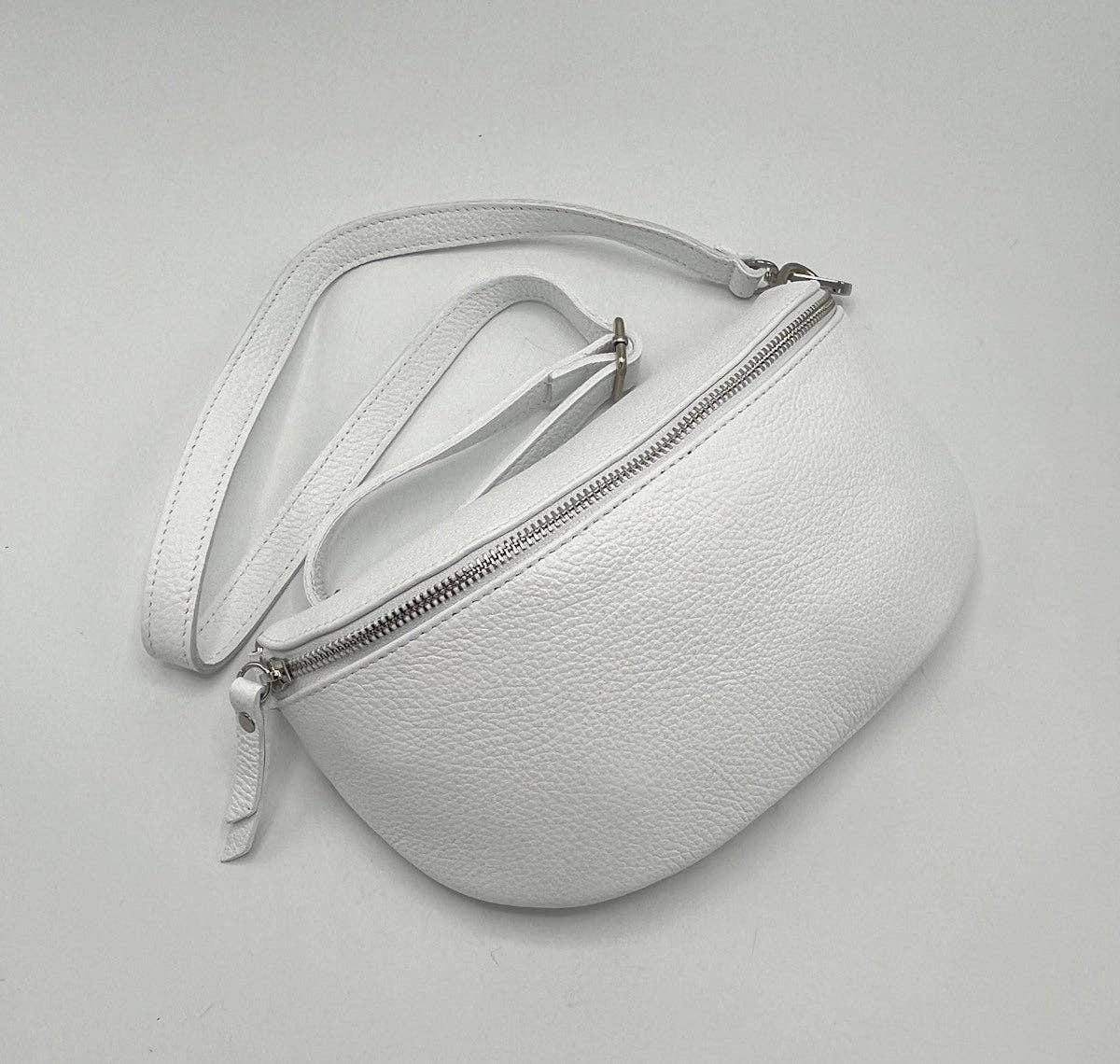 Suie Valentini srl - Wholesale Crossbody Bag - Women's - Genuine leather fanny pack, Made in Italy, art. 11246611