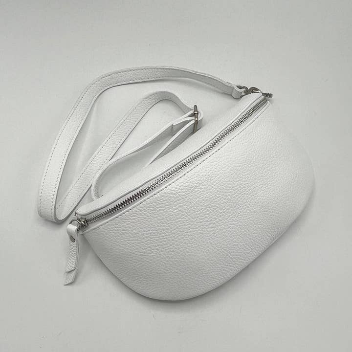Suie Valentini srl - Vendita all'ingrosso Borsa a tracolla - Donna - Marsupio in pelle genuina Made in Italy, art. 11246611