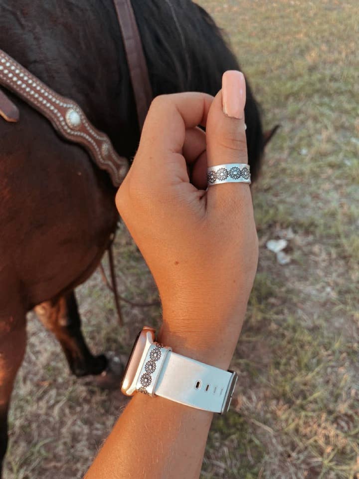 Bague Tournesol pour la vente par Diamond Basin Design Co.