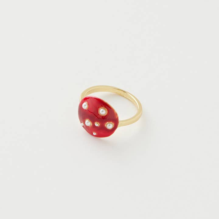 Fable England - Wholesale Cocktail/Statement Ring - FABLE Mushroom Ring - Medium1
