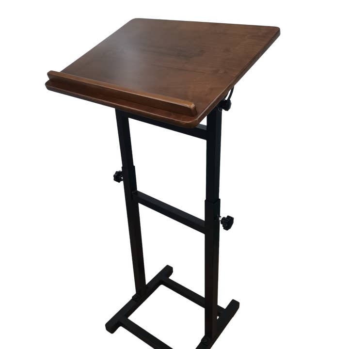 Samlingsbogstativ i træ / Shtender valnøddefarvet eg for engroshandel hos A&M Judaica And Gifts