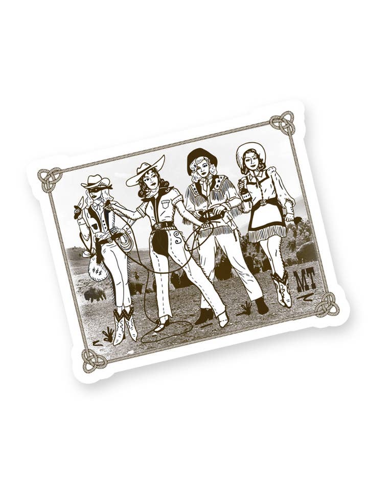 Lady Gang MT Sticker for wholesale by Intrigue Ink