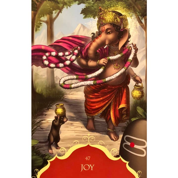 Cardshouse - Vendita all'ingrosso Tarocchi - Carte Oracle Whispers Of Lord Ganesha Blue Angel2