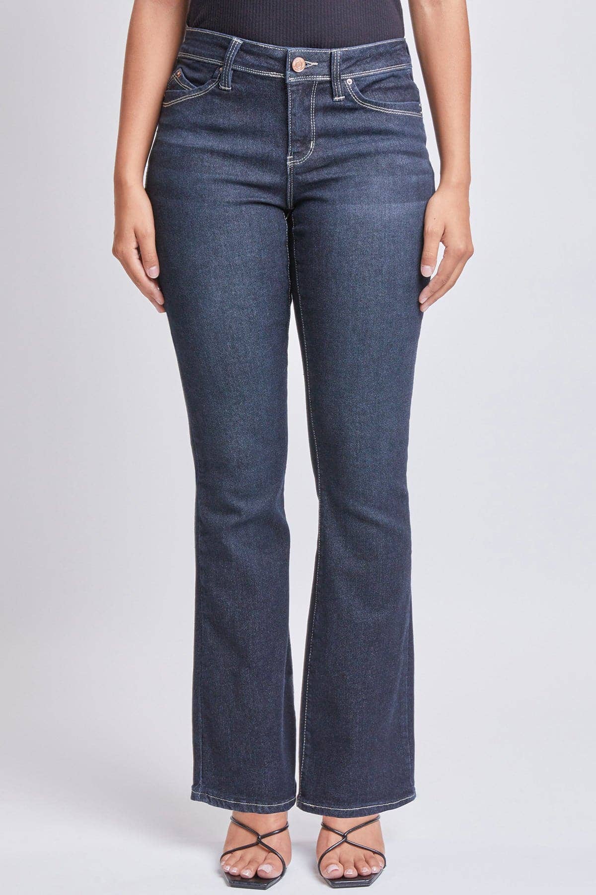 YMI - Wholesale Jeans - Women's - Sustainable WannaBettaButt Mid Rise Bootcut Jeans-P1709372