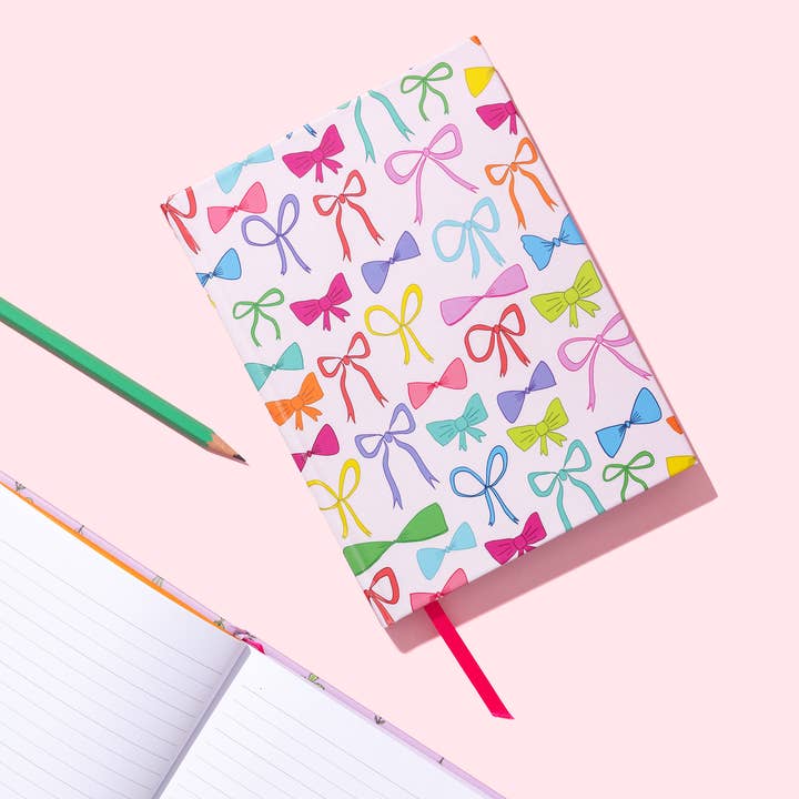 Taylor Elliott Designs - Wholesale Notebook - Hardcover Notebook - Colorful Bows