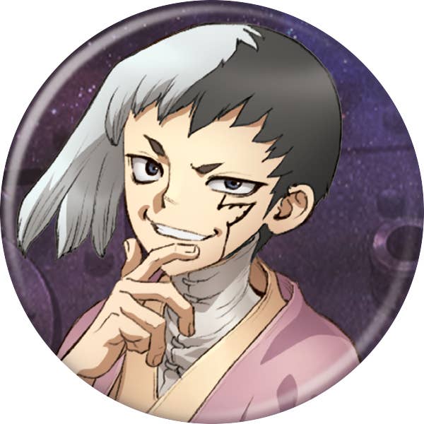 Dr. Stone S4 Gen Button for wholesale by Ata-Boy