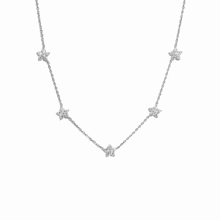 Sami Jewels – Colar pingente/pendente por atacado – Colar com Flores de Diamante2