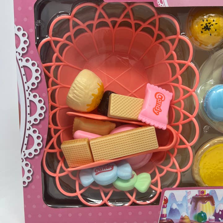 USA HomeMax - Wholesale Toy set – Kids - 25pcs Sweet Treats Dessert Play Set with Tong2