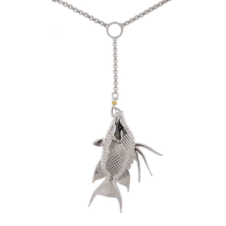 Hog Fish Damen Lariat Halskette für den Großhandel von Nau-T-Girl Jewelry
