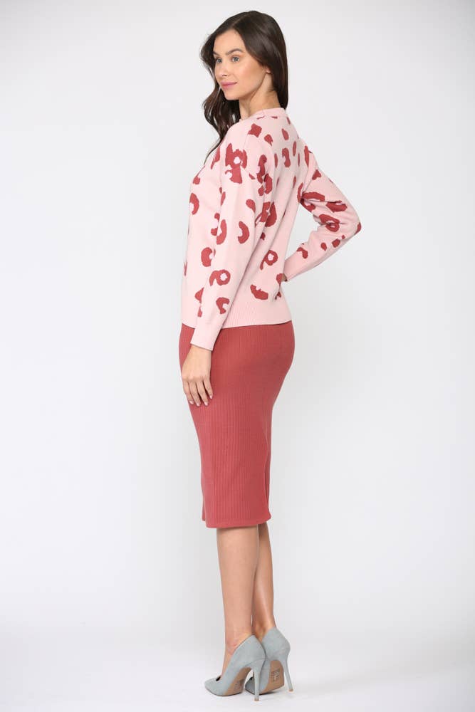 Joh Apparel – wholesale Knitted jumper – Women′s – Sharlet Stretch Sweater Knit Top4