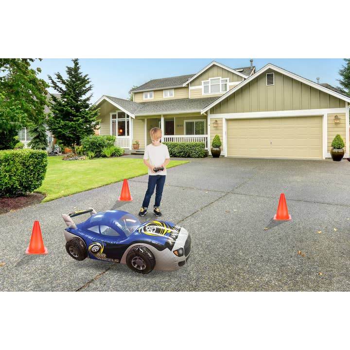 Mindscope Products – wholesale Toy car/truck – Child – Mindscope Air Wheels (Blue) Inflatable Remote Control Car