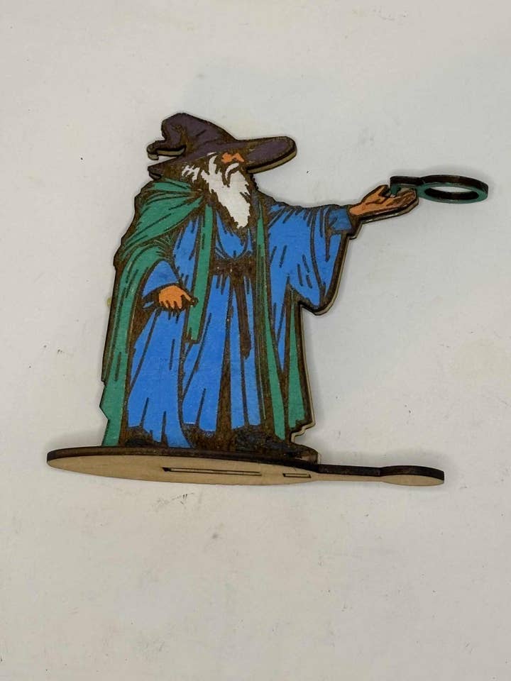 Porte-stylo sorcier pour la vente par Wooden Wonder Gifts CA