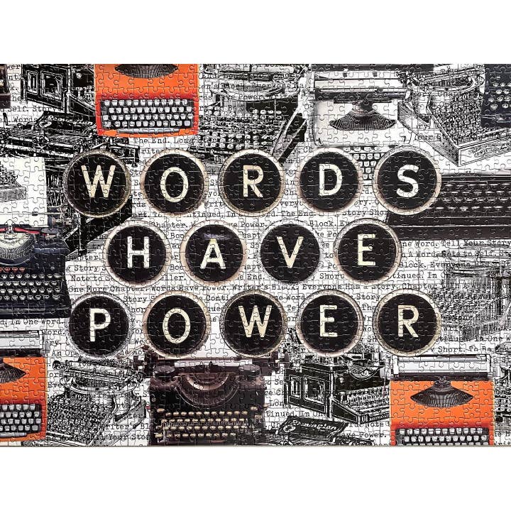 Gibbs Smith - Wholesale Puzzle - Adult - Words Have Power Puzzle