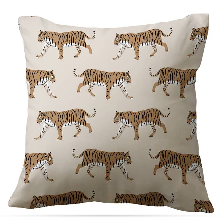 Tiger Indoor/Outdoor | Decorative Pillow | Throw Pillow for wholesale by Clairebella Personalized Gifts & Pillows