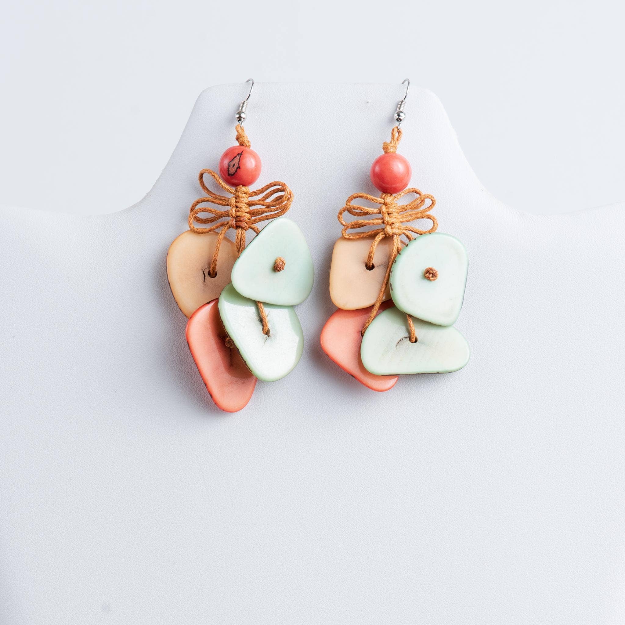 TaguArtsy – wholesale Dangle earrings – Belen Tagua Drop Earrings6