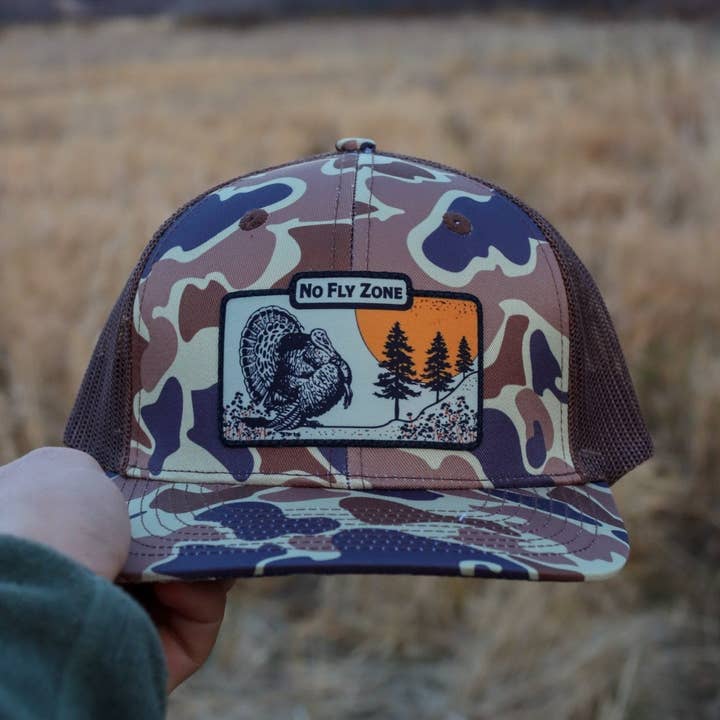 No Fly Zone Waterfowl - Wholesale Trucker Hat - Unisex - Turkey Sunset Hat4