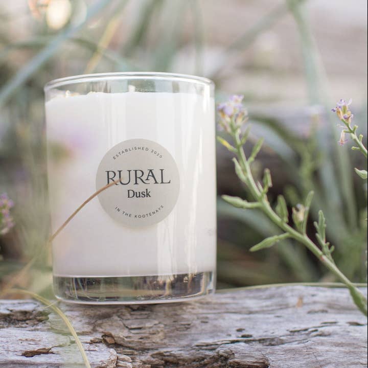 Dusk Classic Glass Candle for wholesale by Rural Candles