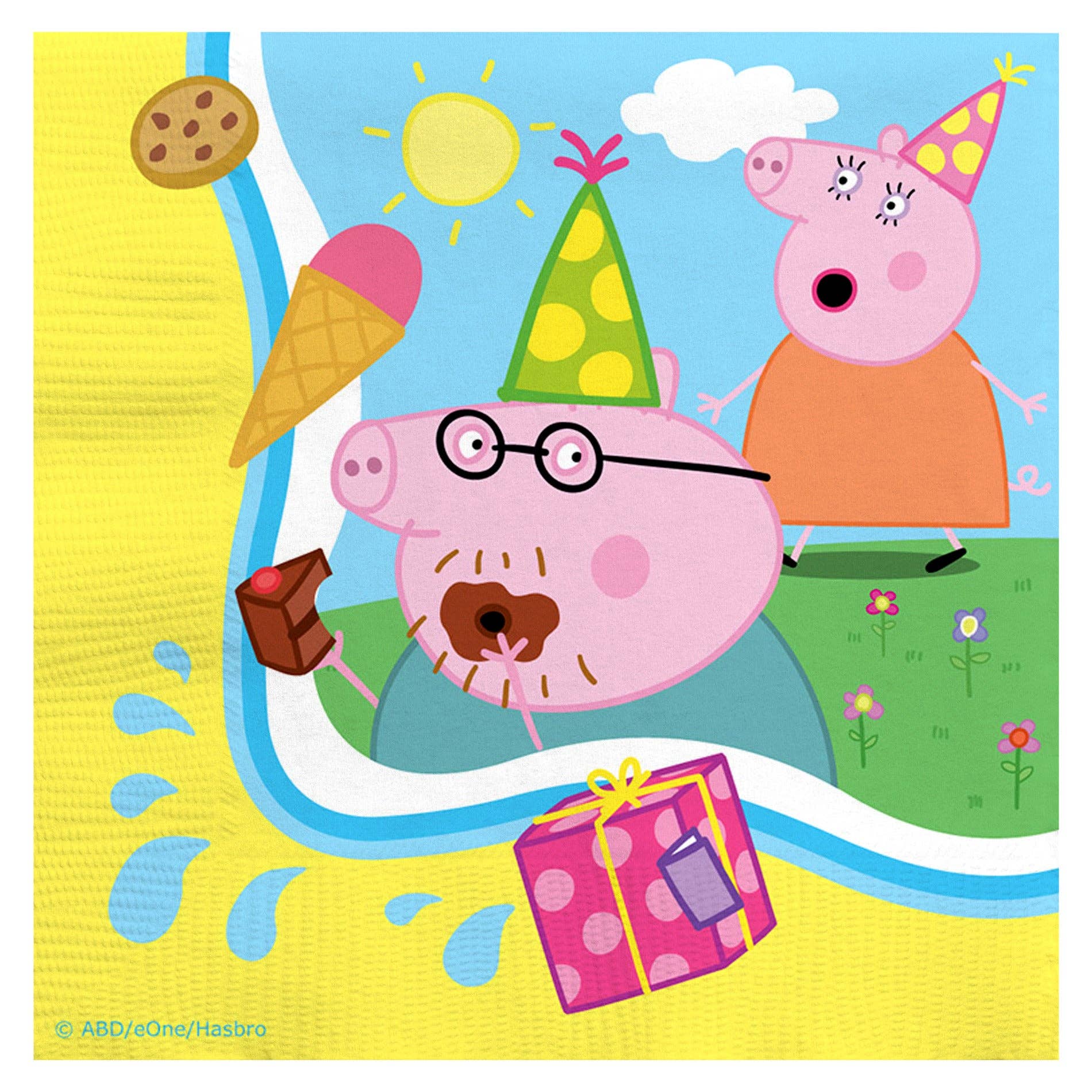 Treasures Gifted - Wholesale Disposable Napkin - Peppa Pig Napkins - 16pk - Peppa Pig Party Supplies1