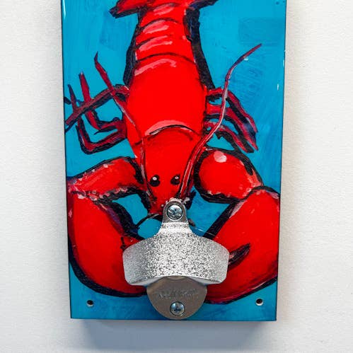 SWEET ART ATTACK - Wholesale Bottle/Wine Opener - Lobster Wall Mount Bottle Opener