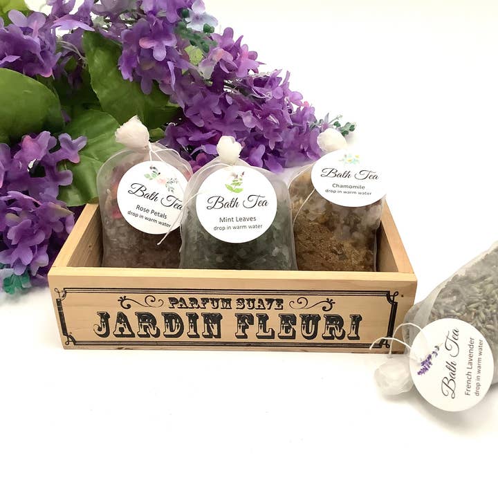 All Little Cute Things – wholesale Badsalt och skumbad – Badte-påsar, urval av sortiment, havsspa-blötläggning