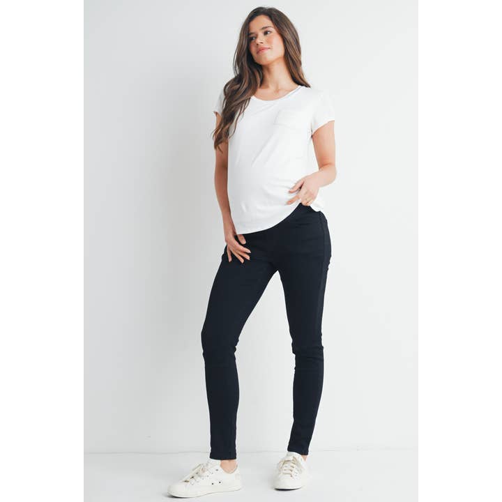 Hello Miz - Wholesale Nursing Top - Maternity - Round Neck Maternity Nursing Pocket T-Shirt 21