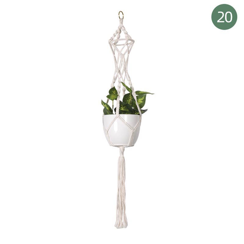 Homerely (We Cover All Import Duties) - Wholesale Hanging Planter - Handmade Macrame Plant Hangers (Plants and pots excluded)18