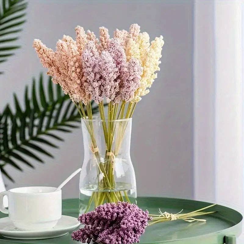 Huis Van Merken - Vente Fleurs artificielles - Fleurs Artificielles Pastel 36pcs - Décoration de Mariage Fête Maison2