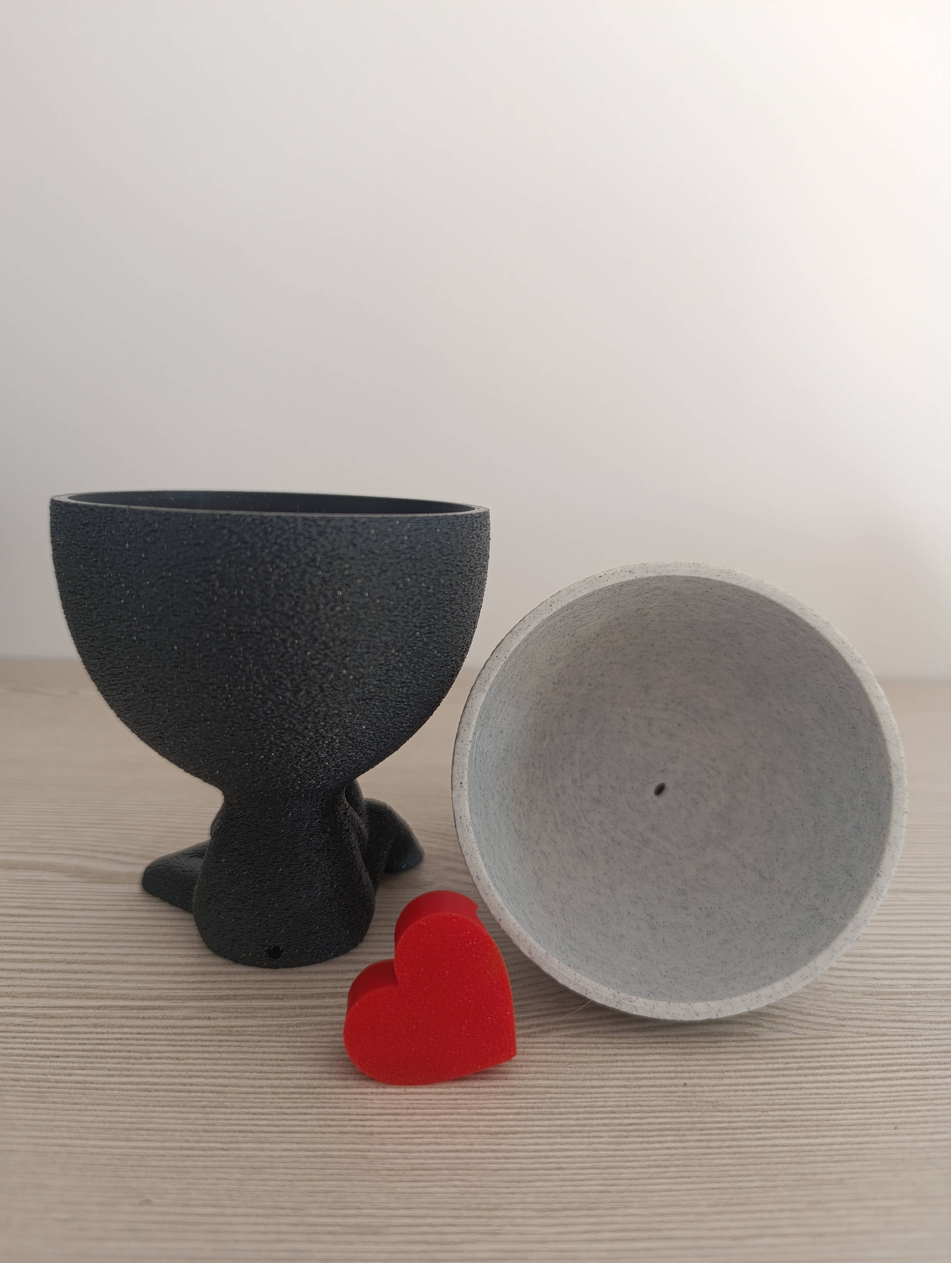 3DROOTS - Wholesale Plant pot - Lovers' gift - Valentine's Day Pot - Rough effect5