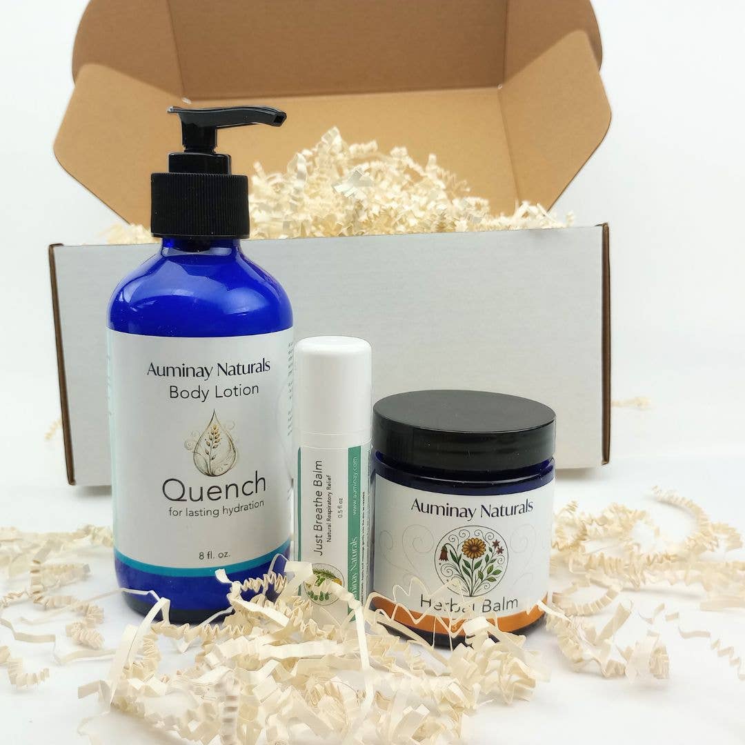Auminay Naturals - Wholesale Bath & Body Set - Winter Essentials Gift Set1