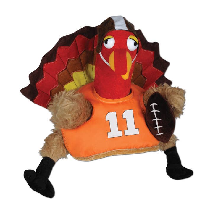 Beistle - Wholesale Party Hat/Crown - Plush Touchdown Turkey Hat
