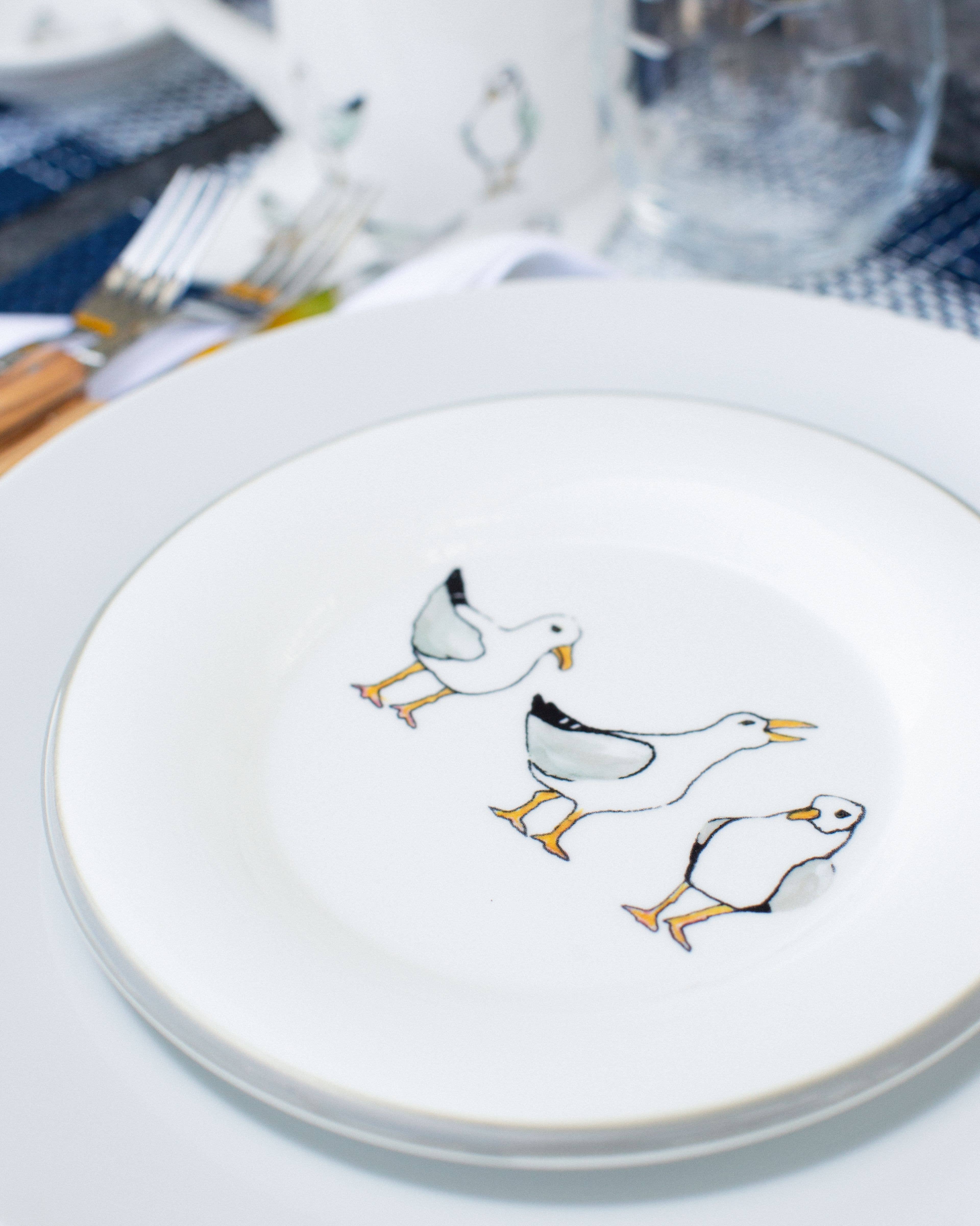 Shard at Home - Wholesale Dinner Plate - Seagulls Round Plate3