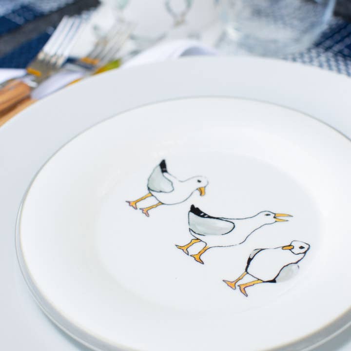 Shard at Home - Wholesale Dinner Plate - Seagulls Round Plate3