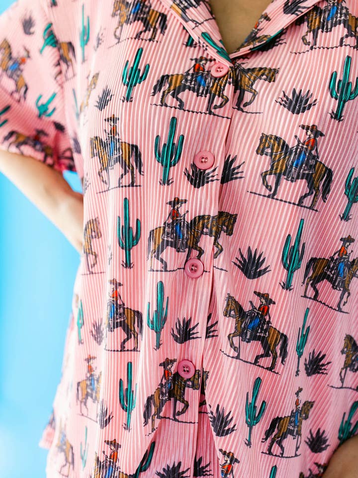 Taby Originals - Wholesale Top & Pant Set (NOT Loungewear) - Women's - TABY ORIGINAL:Rebel Rose Plisse Pant Set In Sizes XS-5X***1