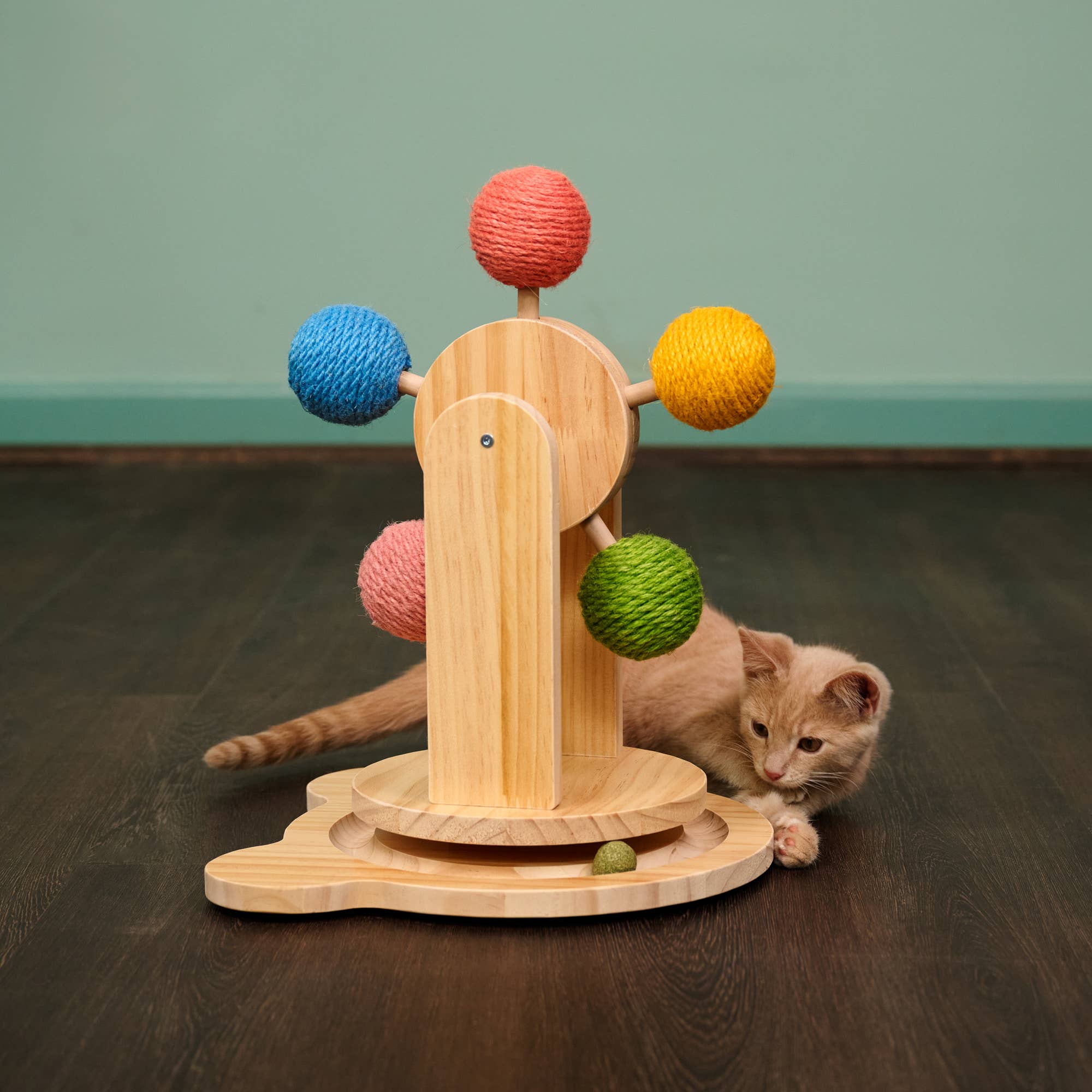 Armarkat - Vente Griffoir – chat - Le centre de jeu interactif complet : Pinewood Ferris Wheel 3