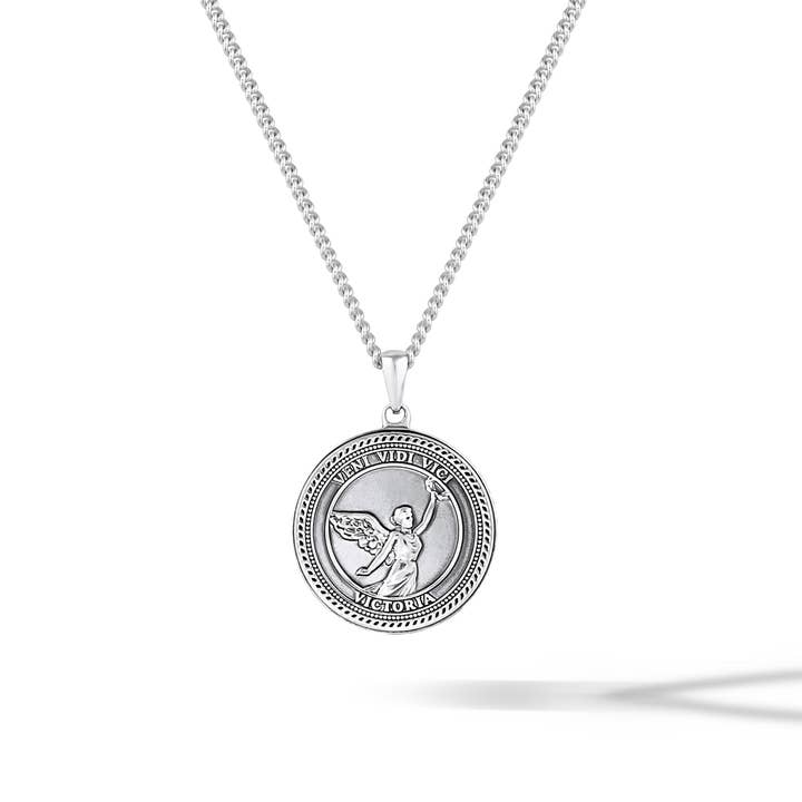 Veni Vidi Vici Necklace - Sterling Silver for wholesale by Vincero