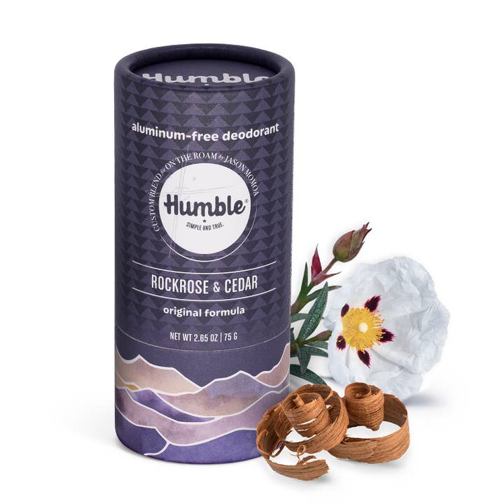 Rockrose & Cedar Original Plastic-free Deodorant for wholesale by Humble Brands, Inc.