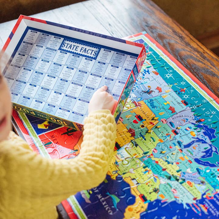 eeBoo - Wholesale Puzzle - Kids - This Land is Your Land 100 Piece Puzzle