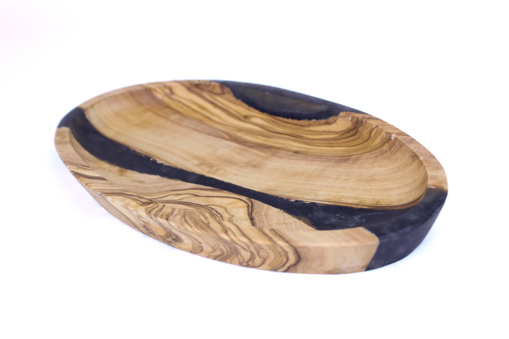 Natural OliveWood - Wholesale Condiment/Dip Bowl - Olive Wood Resin Dipping Dish12