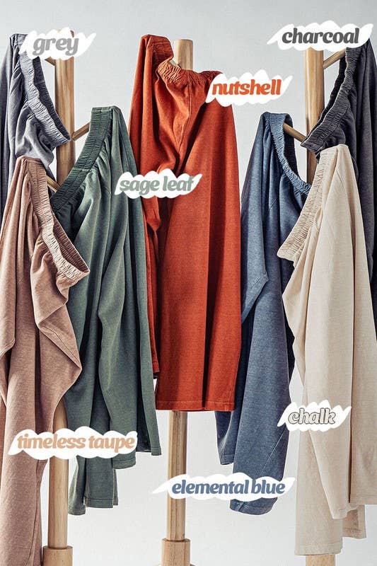 Urban Daizy - Wholesale Pants - Women's - Vintage Wash Cotton Flare Yoga Pants

25