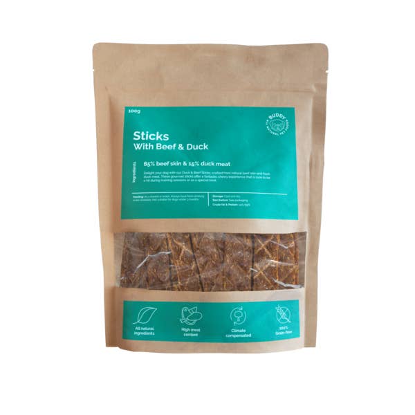 Andepinde 100g for engroshandel hos Buddy Pet Foods