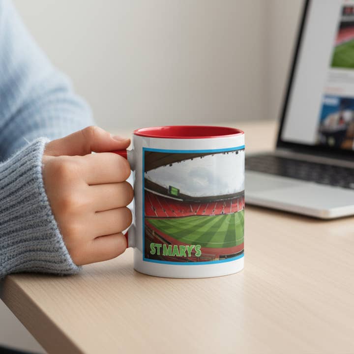 SmartyPants - Wholesale Coffee/Tea Cup - St Mary' Heritage Mug – Southamptom Football Fan Gift2