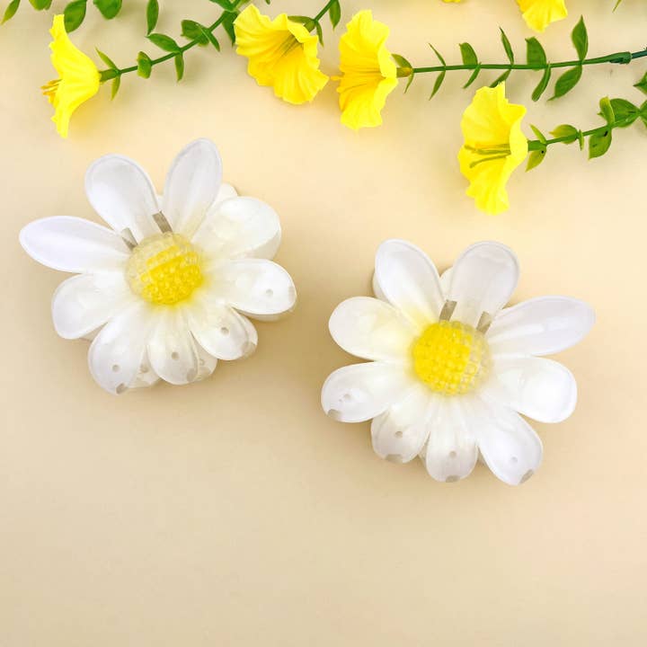 Daisy-klämma, Strandblomma hårklämma för wholesale av SoapElenGlen